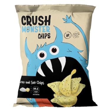 سناكس كراش مونستر بطعم الزبدة والملح المطحونة  - 70 جرام