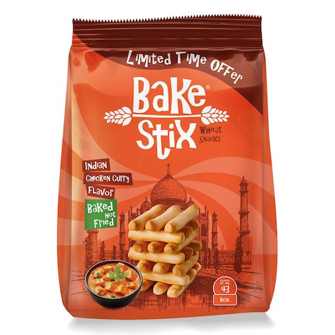 Bake Stix Snack with Indian Chicken Curry Flavor - 60g