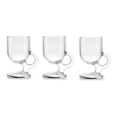 طقم اكواب شاي سيتي جلاس هافان - 210 مل - 3 قطع