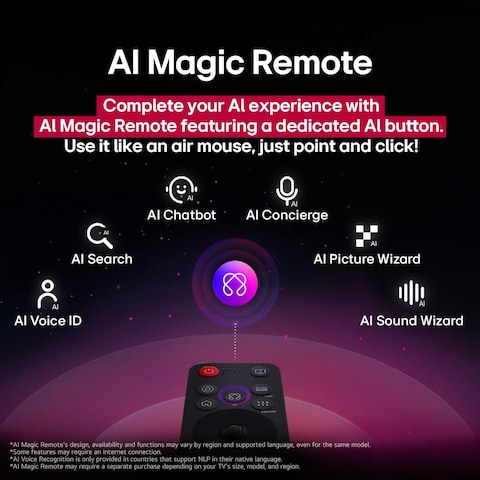 تليفزيون ال جي 65 بوصة 4K فائق الدقة سمارت بريسيفر مدمج - 65UA85006LA