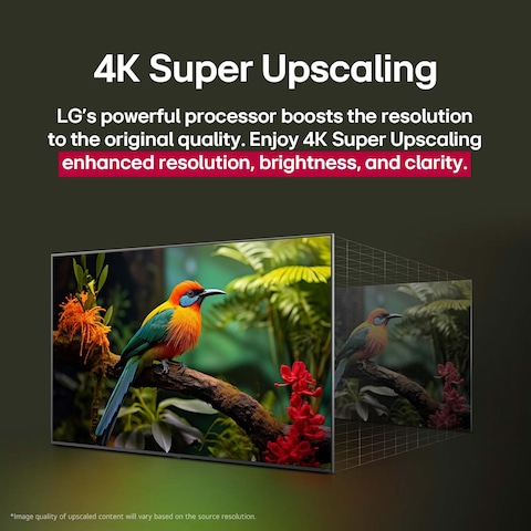 تليفزيون ال جي 65 بوصة 4K فائق الدقة سمارت بريسيفر مدمج - 65UA85006LA