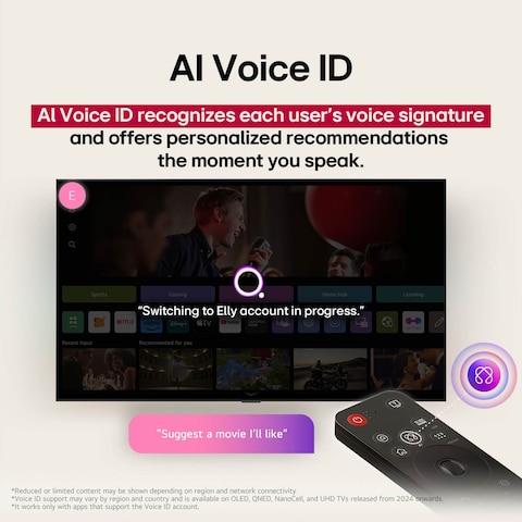 تليفزيون ال جي 65 بوصة 4K فائق الدقة سمارت بريسيفر مدمج - 65UA85006LA