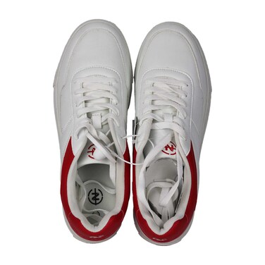 حذاء كاجوال النصر رجالى مقاس 42 - احمر و ابيض - 12390