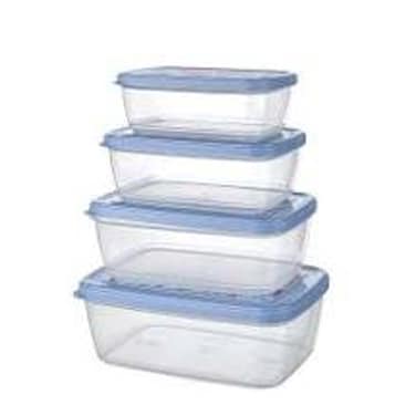 Titiz Plastic Food Container - 4Pcs - 850ml