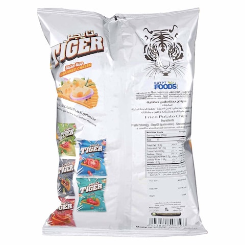 Tiger Potato Chips with Seasoned Cheese Flavour - 63 gram