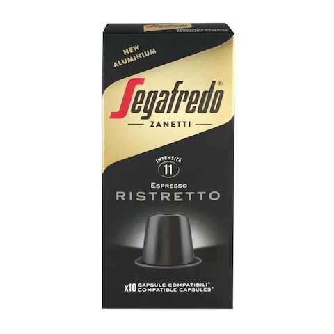 Segafredo Ristretto Espresso Coffee Capsules - 10 Capsules