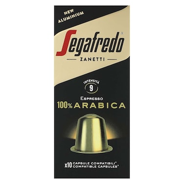 كبسولات قهوة اسبريسو سيجافريدو ارابيكا 100% - 10 كبسولات