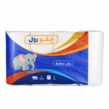 مناديل مطبخ ايكو رولر- 4 بكرة