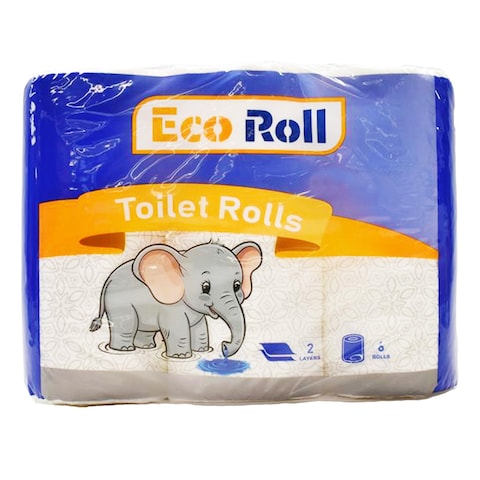 ECO ROLL TOILET ROLL (6 ROLLS)