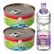 N1 Tuna Chunks - 140 gm - 2 Pieces + Rehana Natural Vinegar