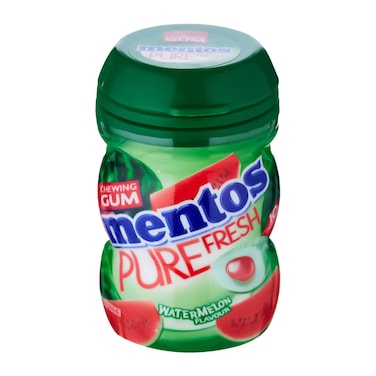 علكة مينتوس بنكهة البطيخ النقية الخالية من السكر - 17.5 جرام