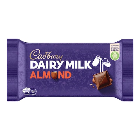 Cadbury Dairy Milk Almond Chocolate - 160 gram