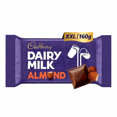 Cadbury Dairy Milk Almond Chocolate - 160 gram