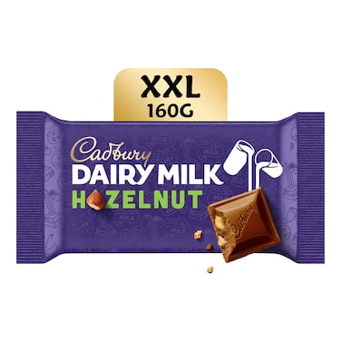 شوكولاتة كادبوري ديري ميلك بالبندق - 160 جرام