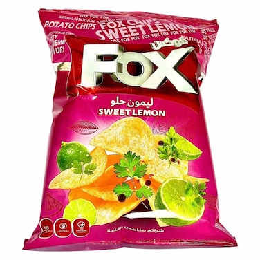 Fox Potato Chips with Sweet Lemon Flavor - 56 gram
