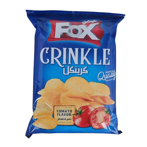 Fox Crinkle Tomato Chips - 56 gram