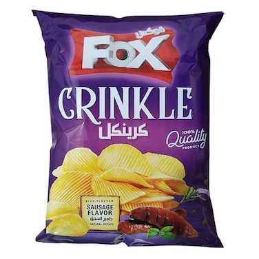 رقائق بطاطس فوكس كرينكل بطعم السجق - 56 جرام