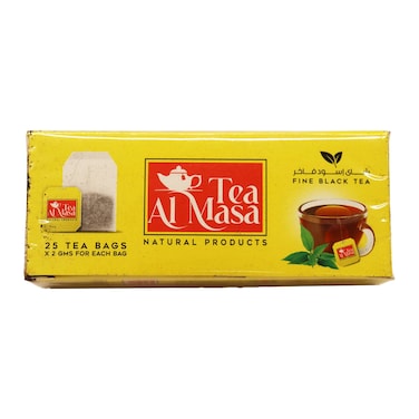 شاي أسود ناعم الماسة - 25 فتلة