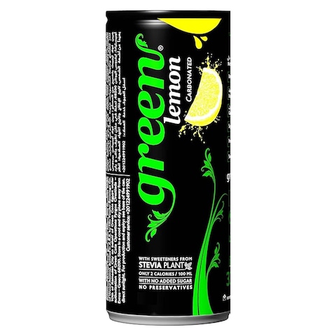 Green Crabonated Lemon with Stevia - 330 ml