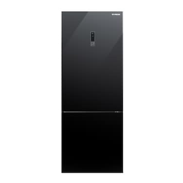 ثلاجة فريش 530 لتر ديجيتال بفريزر سفلى - زجاج اسود - FNB-M640YQGB