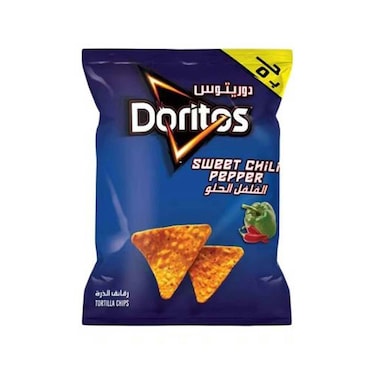 رقائق تورتيلا دوريتوس بنكهة الفلفل الحلو - 70 جرام