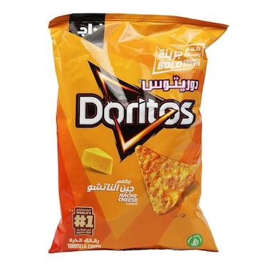 رقائق تورتيلا دوريتوس بنكهة ناتشو تشيز - 70 جرام