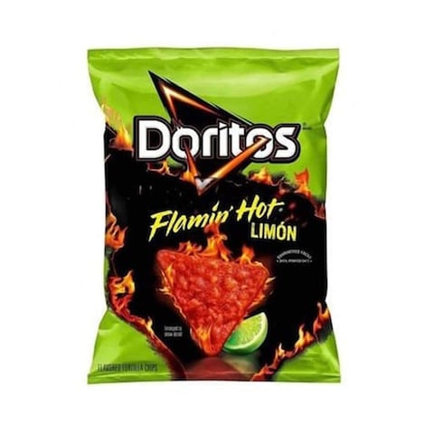 Doritos Flamin Hot Lemon Tortilla Chips - 70 gm