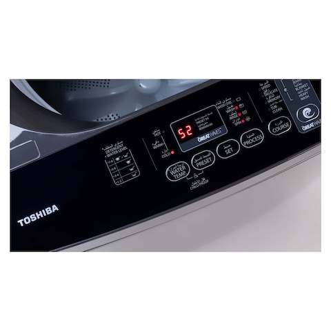 Toshiba Washing Machine Top Loading  9kg - Silver