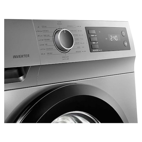 غسالة توشيبا انفرتر مع تقنية جريت ويفز 7 كجم - فضى - TW-BJ90S2EG(SK)
