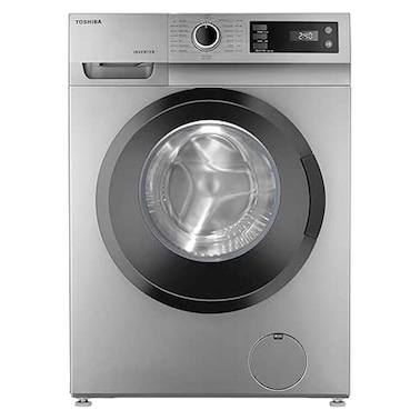 غسالة توشيبا انفرتر مع تقنية جريت ويفز 7 كجم - فضى - TW-BJ90S2EG(SK)