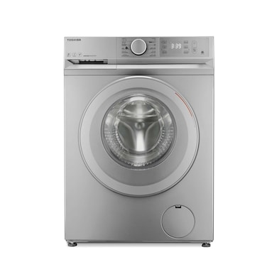 غسالة ملابس توشيبا انفرتر مع فقاعات فائقة الدقة سعة 8 كجم - فضي - TW-BL90A4EG(SS)