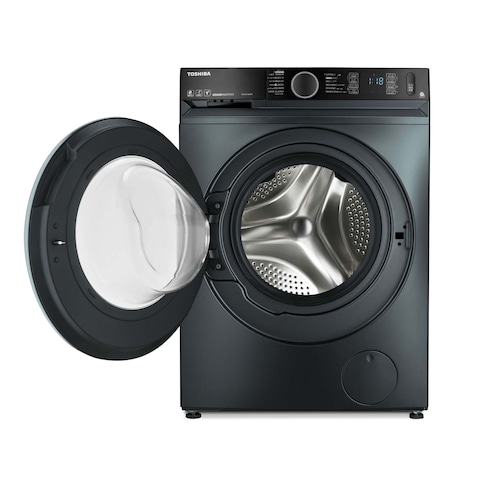 Toshiba Front Load Automatic Washing Machine Inverter Motor 9KG - Grey- TW-BK100GF4EG(MK)