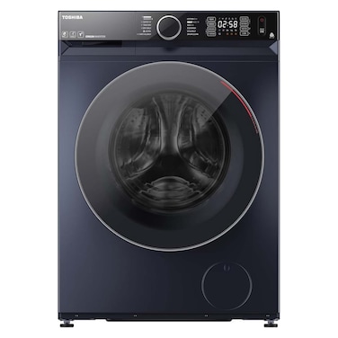غسالة توشيبا تحميل أمامي انفرتير سعة 12 كجم مع مجفف سعة 8 كجم - TWD-BM1300GF4EG - رمادي موراندي