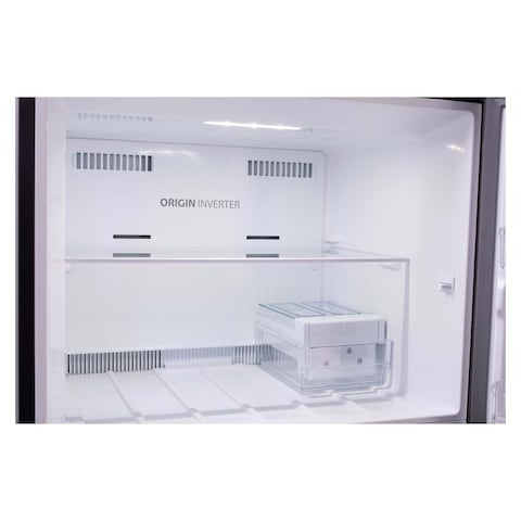 Toshiba Refrigerator 411 Liters No-Frost Inverter Motor - Satin Grey - GR-RT559WE-PMN-37
