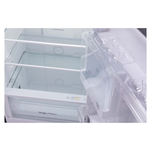 Toshiba Refrigerator 411 Liters No-Frost Inverter Motor - Satin Grey - GR-RT559WE-PMN-37