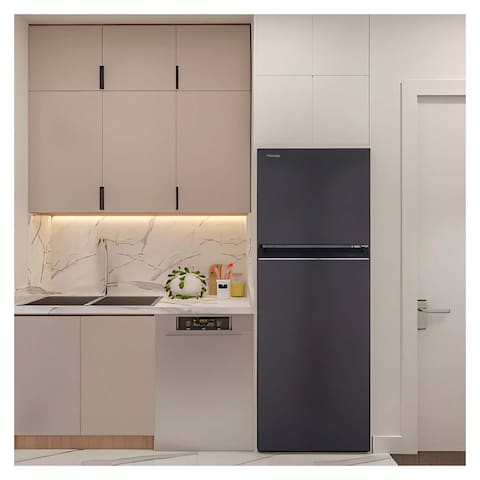 Toshiba Refrigerator 338 Liters No-Frost Inverter Motor - Satin Grey - GR-RT468WE-PMN-37
