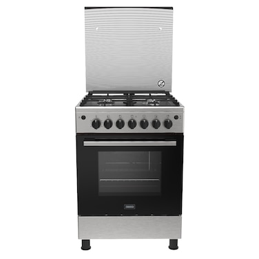 Zanussi Steelmax Gas Cooker 4-Burners With Gas Oven Hob - ZCG623A6XB