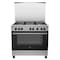 Steelmax Gas Cooker 5-Burners With Gas Oven Hob - ZCG923A6XB