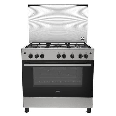 Steelmax Gas Cooker 5-Burners With Gas Oven Hob - ZCG923A6XB