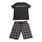 LC MEN PYJAMA SHORT BLACK 42025 L