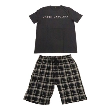 طقم بيجامة لا كوليكشن رجالي - 2 إكس لارج - اسود - 42025