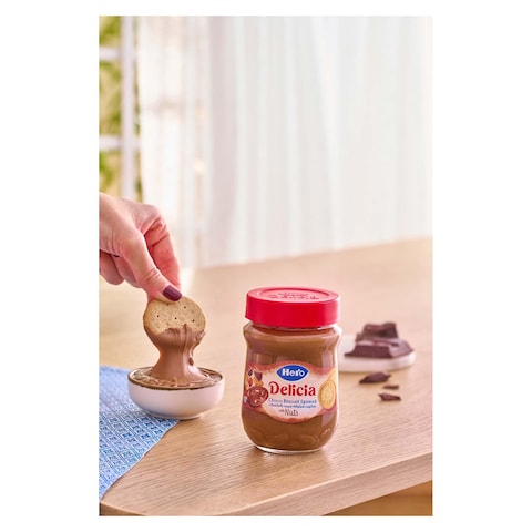 Hero Delicia Choco Biscuit Spread With Nuts - 300 gm