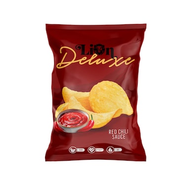 رقائق بطاطس لايون ديلوكس بصوص الفلفل الأحمر - 46 جرام