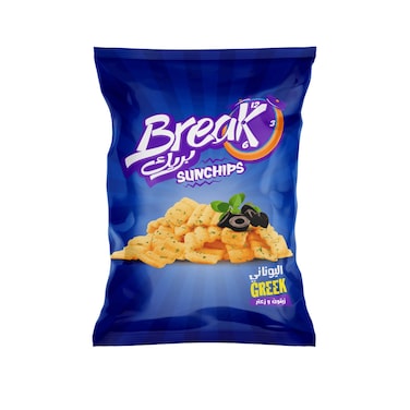 مقرمشات بريك صن شيبس اليوناني - 60 جرام