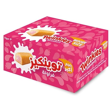 كيكة توينكيز حجم اكبر بالفراولة ١٢ قطعة - ٥٠ جرام