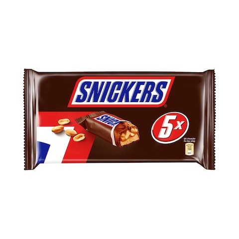 Snickers Chocolate Bar - 40gm - 5 Pieces