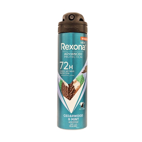 Rexona Antiperspirant Deodorant Spray with Mint Cool and Cedarwood - 150ml
