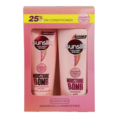 Sunsilk Moisture BombTwin Shampoo 350ml + Conditioner 170ml