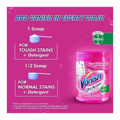 Vanish Oxi Action Stain Remover Powder - 450gm
