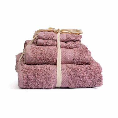 طقم فوط محلة سادة - 4 قطع - كشمير